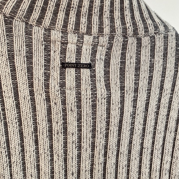 Point Zero - 1/4 zip men’s long sleeve sweater. Size M - Picture 3 of 11